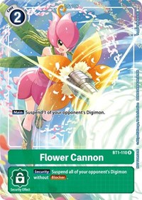 Flower Cannon - BT1-110 (Tamer's Evolution Box) (BT1-110 R) [Release Special Booster 1.0]
