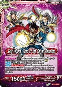 King Vegeta // King Vegeta, Head of the Saiyan Rebellion (BT13-002) [Supreme Rivalry]