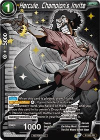 Hercule, Champion's Invite (Championship Pack 2021 Vol.1) (Winner Gold Stamped) (P-332) [Promotion Cards]