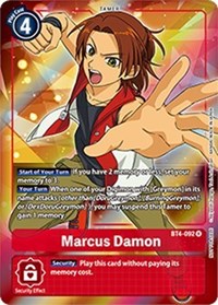 Marcus Damon (Box Topper) (BT4-092 R) [Great Legend]