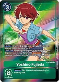 Yoshino Fujieda (Box Topper) (BT4-095 R) [Great Legend]
