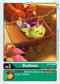 Budmon (BT4-004 U) [Great Legend]