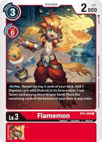 Flamemon (BT4-009 C) [Great Legend]
