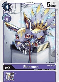 Elecmon (ST6-05 C) [Starter Deck 06: Venomous Violet]