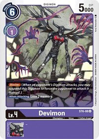 Devimon (ST6-08 U) [Starter Deck 06: Venomous Violet]