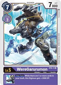 WereGarurumon (ST6-11 R) [Starter Deck 06: Venomous Violet]