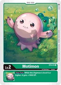 Motimon (ST4-01 U) [Starter Deck 04: Giga Green]