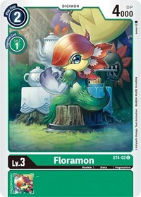 Floramon (ST4-02 C) [Starter Deck 04: Giga Green]