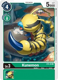 Kunemon (ST4-05 C) [Starter Deck 04: Giga Green]