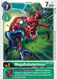 MegaKabuterimon (ST4-11 R) [Starter Deck 04: Giga Green]