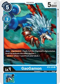 GaoGamon (BT4-026 C) [Great Legend]