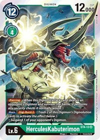 HerculesKabuterimon (ST4-13 SR) [Starter Deck 04: Giga Green]