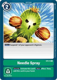Needle Spray (ST4-15 C) [Starter Deck 04: Giga Green]