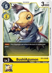BushiAgumon (BT4-038 U) [Great Legend]