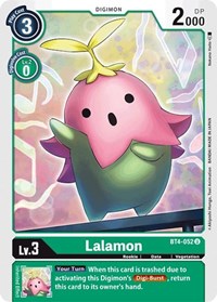 Lalamon (BT4-052 U) [Great Legend]