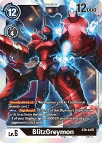 BlitzGreymon (ST5-13 SR) [Starter Deck 05: Machine Black]