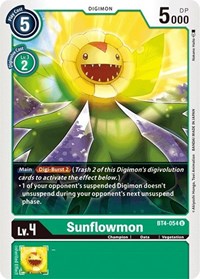 Sunflowmon (BT4-054 U) [Great Legend]