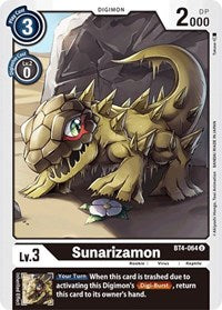 Sunarizamon (BT4-064 U) [Great Legend]