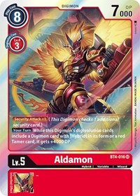 Aldamon (BT4-016 SR) [Great Legend]