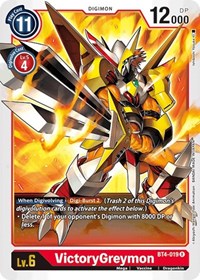 VictoryGreymon (BT4-019 R) [Great Legend]