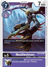 NeoDevimon (BT4-084 C) [Great Legend]