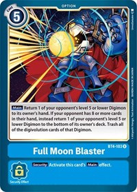Full Moon Blaster (BT4-103 R) [Great Legend]