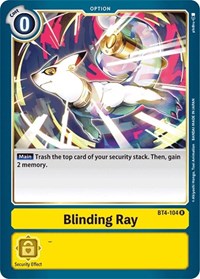 Blinding Ray (BT4-104 R) [Great Legend]