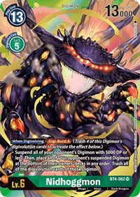 Nidhoggmon (Alternate Art) (BT4-062 SR) [Great Legend]