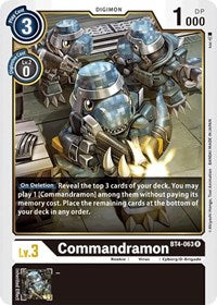 Commandramon (BT4-063 R) [Great Legend]