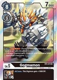 Gogmamon (BT4-072 SR) [Great Legend]