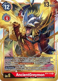 AncientGreymon (BT4-113 SEC) [Great Legend]
