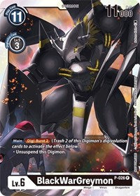 BlackWarGreymon - P-026 (P-026 P) [Digimon Promotion Cards]