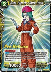 Bulma, Hope for a Better Future (BT13-105) [Supreme Rivalry Pre-Release Cards]