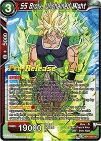 SS Broly, Unchained Might (BT13-025) [Supreme Rivalry Pre-Release Cards]