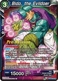 Bido, the Evildoer (BT13-052) [Supreme Rivalry Pre-Release Cards]