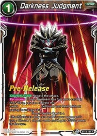 Darkness Judgment (BT13-151) [Supreme Rivalry Pre-Release Cards]