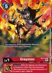 Greymon - BT5-010 (Premier TO Event June 2021) (BT5-010 U) [Battle of Omni]