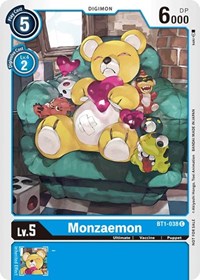 Monzaemon - BT1-038 (Official Tournament Pack Vol.2) (BT1-038 C) [Release Special Booster 1.0]