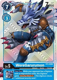 WereGarurumon - ST2-08 (Official Tournament Pack Vol.2) (ST2-08 R) [Starter Deck 02: Cocytus Blue]