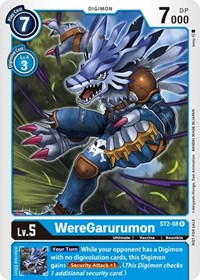 WereGarurumon - ST2-08 (Tamer Party Vol. 2 Promo) (ST2-08 R) [Starter Deck 02: Cocytus Blue]
