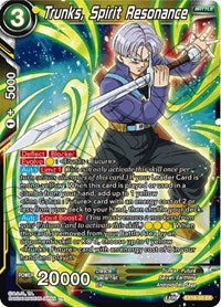 Trunks, Spirit Resonance (EX18-03) [Expansion Deck Box Set 18: Namekian Boost]