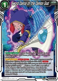 Sword Dance of the Demon God (EX18-04) [Expansion Deck Box Set 18: Namekian Boost]