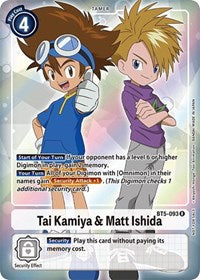 Tai Kamiya & Matt Ishida (Box Topper) (BT5-093 R) [Battle of Omni]