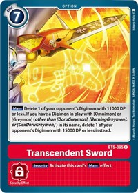 Transcendent Sword (BT5-095 U) [Battle of Omni]