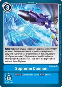 Supreme Cannon (BT5-096 C) [Battle of Omni]