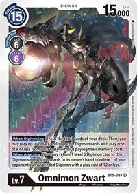 Omnimon Zwart (BT5-087 SR) [Battle of Omni]