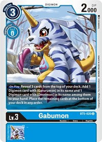 Gabumon (BT5-020 U) [Battle of Omni]