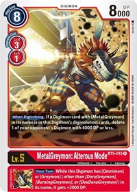 MetalGreymon: Alterous Mode (BT5-015 R) [Battle of Omni]