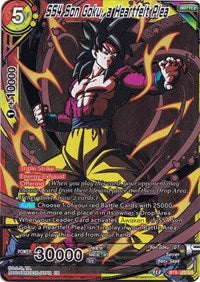 SS4 Son Goku, a Heartfelt Plea (BT8-110) [Collector's Selection Vol. 1]