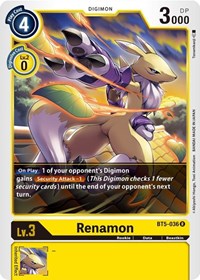 Renamon (BT5-036 R) [Battle of Omni]